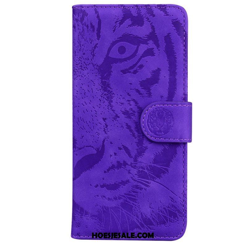 Folio-hoesje voor Samsung Galaxy M53 5G Tijger Print