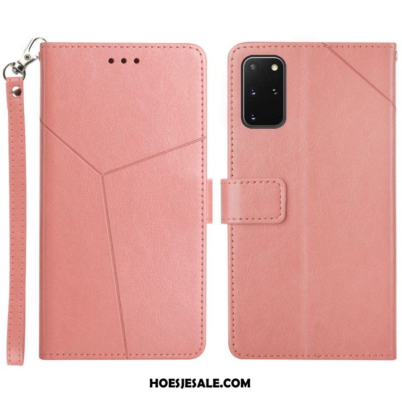 Folio-hoesje voor Samsung Galaxy S20 Plus / S20 Plus 5G Stijl Leer Geo Y Design