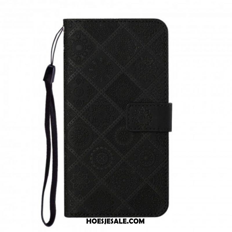 Folio-hoesje voor Samsung Galaxy S21 5G Tapijt Patroon