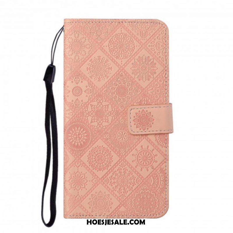 Folio-hoesje voor Samsung Galaxy S21 5G Tapijt Patroon