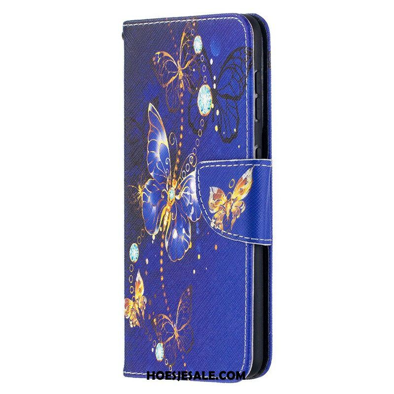 Folio-hoesje voor Samsung Galaxy S21 5G Vlinders Koningen
