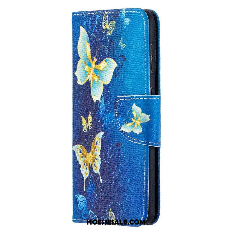 Folio-hoesje voor Samsung Galaxy S21 5G Vlinders Koningen