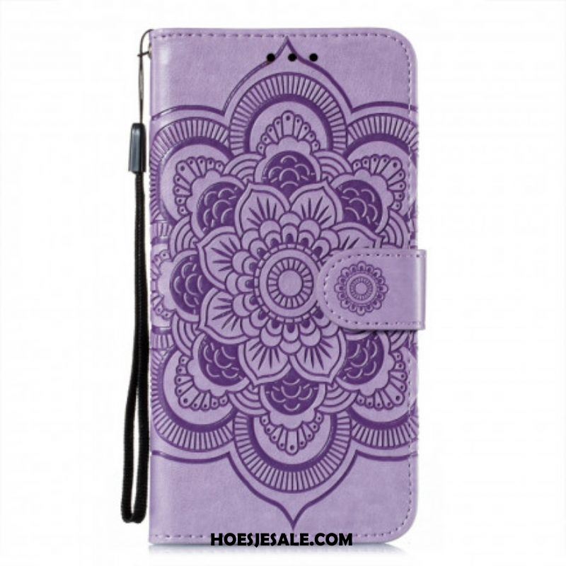 Folio-hoesje voor Samsung Galaxy S21 5G Volledige Mandala