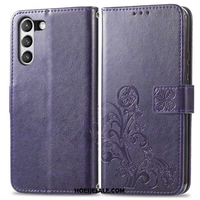 Folio-hoesje voor Samsung Galaxy S21 FE Abstracte Bloemen