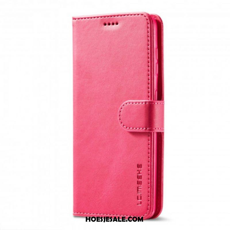 Folio-hoesje voor Samsung Galaxy S21 Plus 5G Lc.imeeke Ledereffect