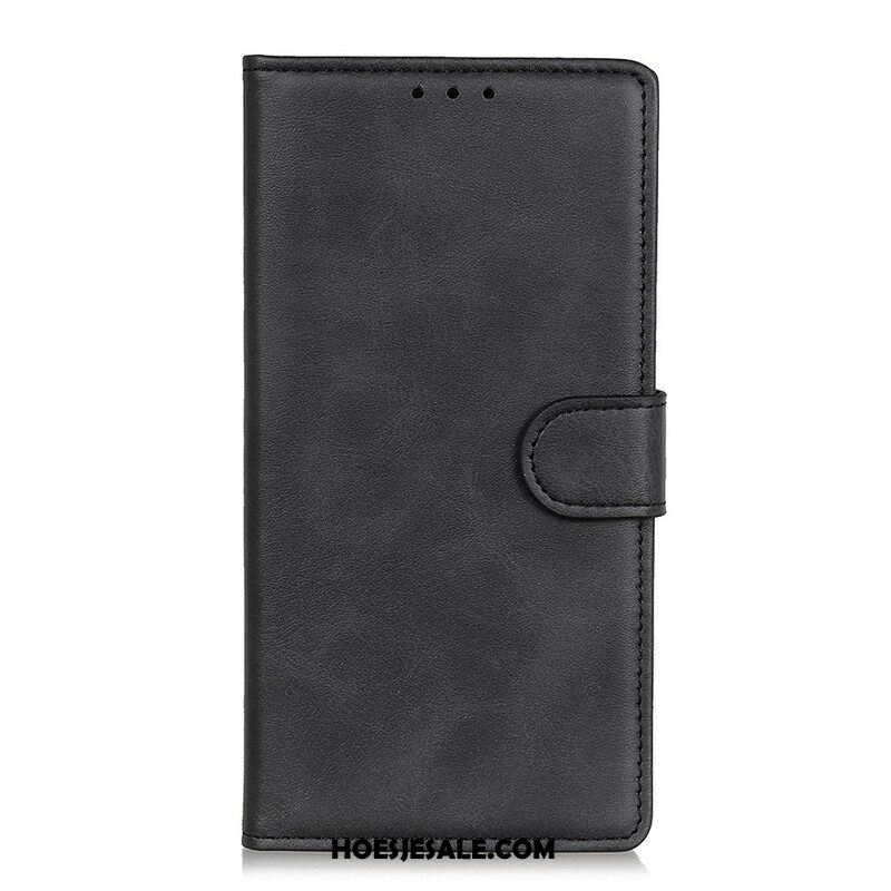 Folio-hoesje voor Samsung Galaxy S21 Plus 5G Retro Mat Leereffect