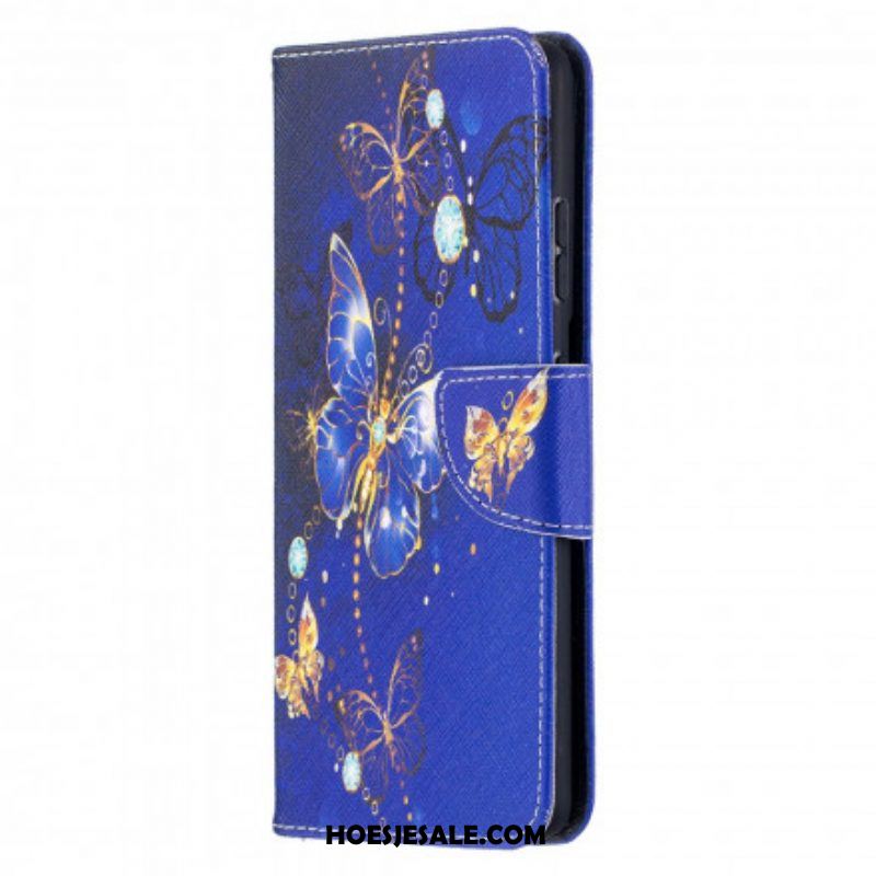 Folio-hoesje voor Samsung Galaxy S21 Ultra 5G Vlinders Koningen