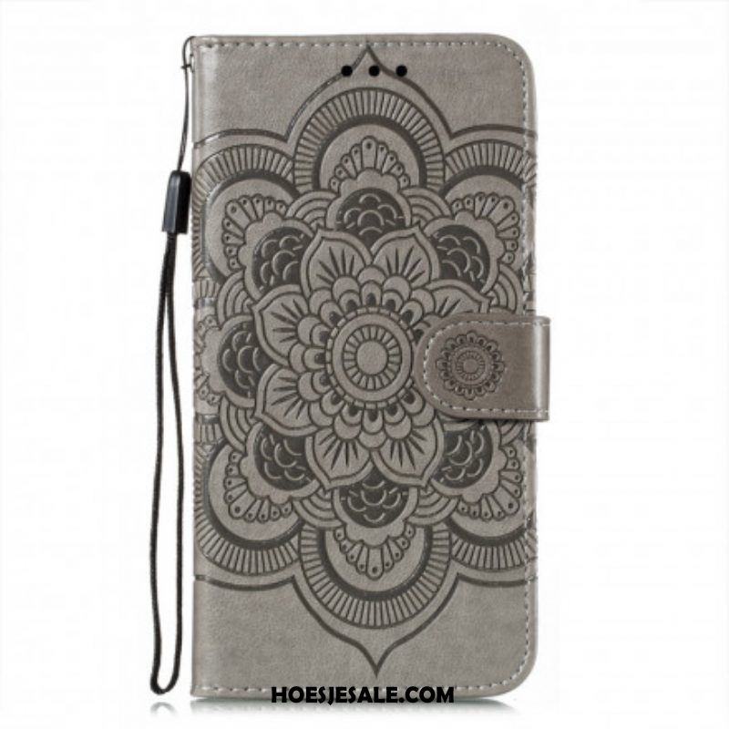 Folio-hoesje voor Samsung Galaxy S21 Ultra 5G Volledige Mandala