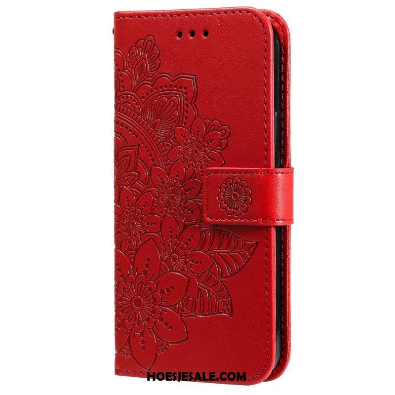 Folio-hoesje voor Samsung Galaxy S22 5G Bloemmandala