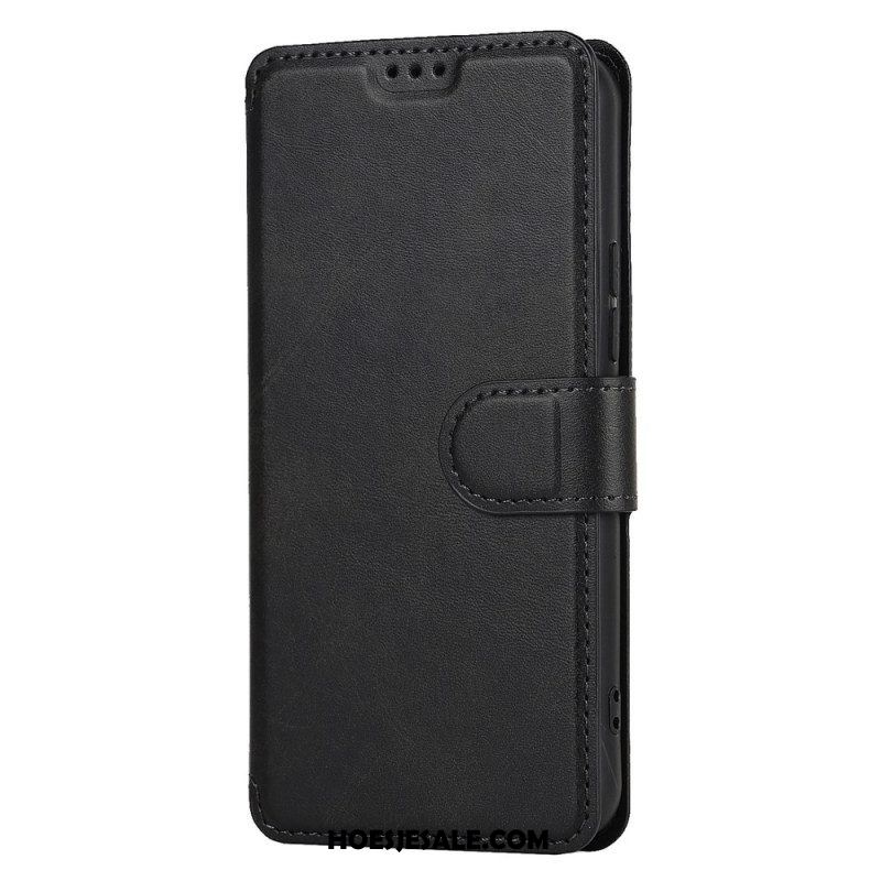 Folio-hoesje voor Samsung Galaxy S22 5G Mat Vintage Leereffect