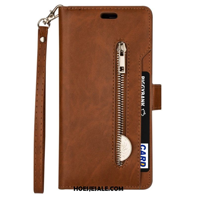 Folio-hoesje voor Samsung Galaxy S22 5G Portemonnee & Lanyard