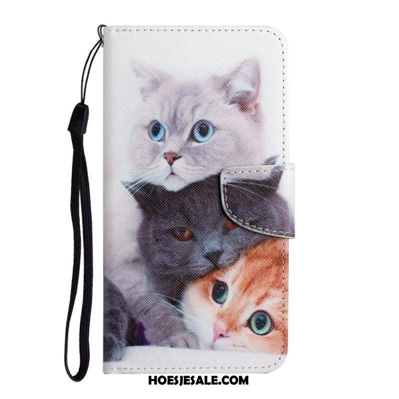 Folio-hoesje voor Samsung Galaxy S22 Plus 5G Mijn Kittens