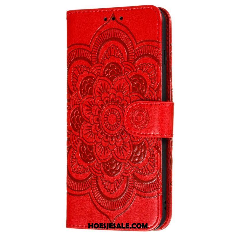 Folio-hoesje voor Samsung Galaxy S22 Plus 5G Volledige Mandala