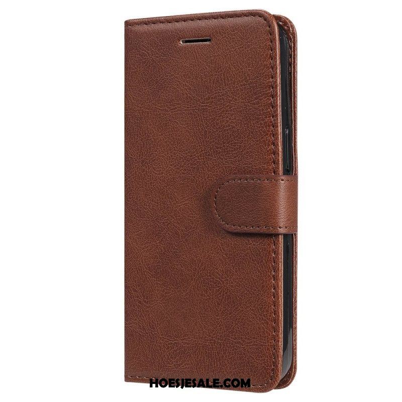 Folio-hoesje voor Samsung Galaxy S23 5G Met Ketting Effen Met Bandje