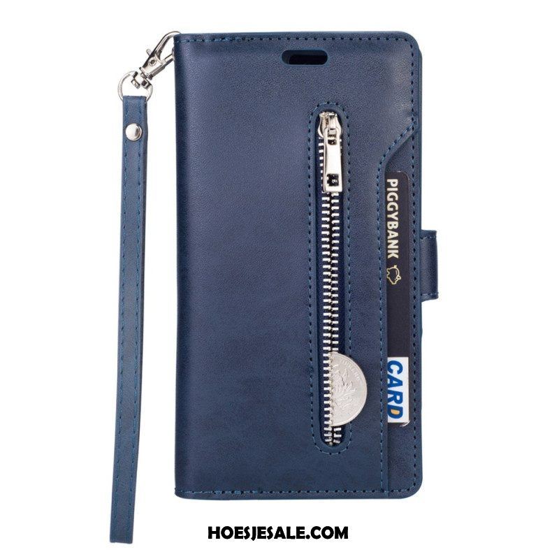 Folio-hoesje voor Samsung Galaxy S23 5G Met Ketting Lanyard Portemonnee