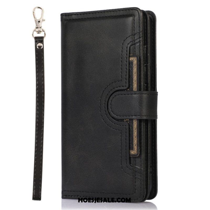 Folio-hoesje voor Samsung Galaxy S23 5G Multi-kaarten En Voorvak