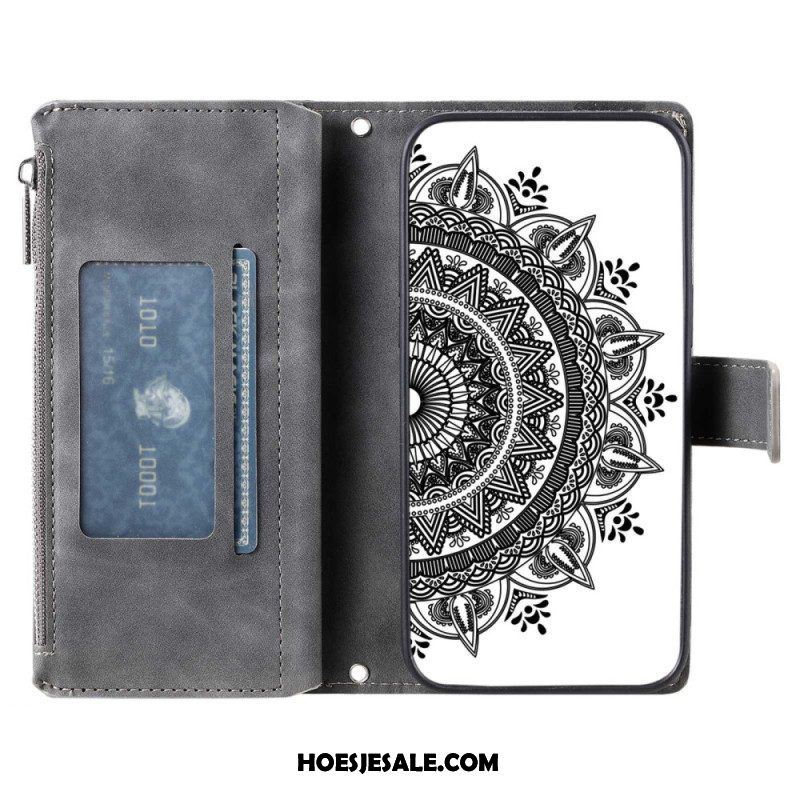 Folio-hoesje voor Samsung Galaxy S23 5G Multifunctionele Mandala