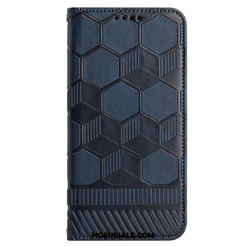 Folio-hoesje voor Samsung Galaxy S23 5G Voetbal Bal Patroon