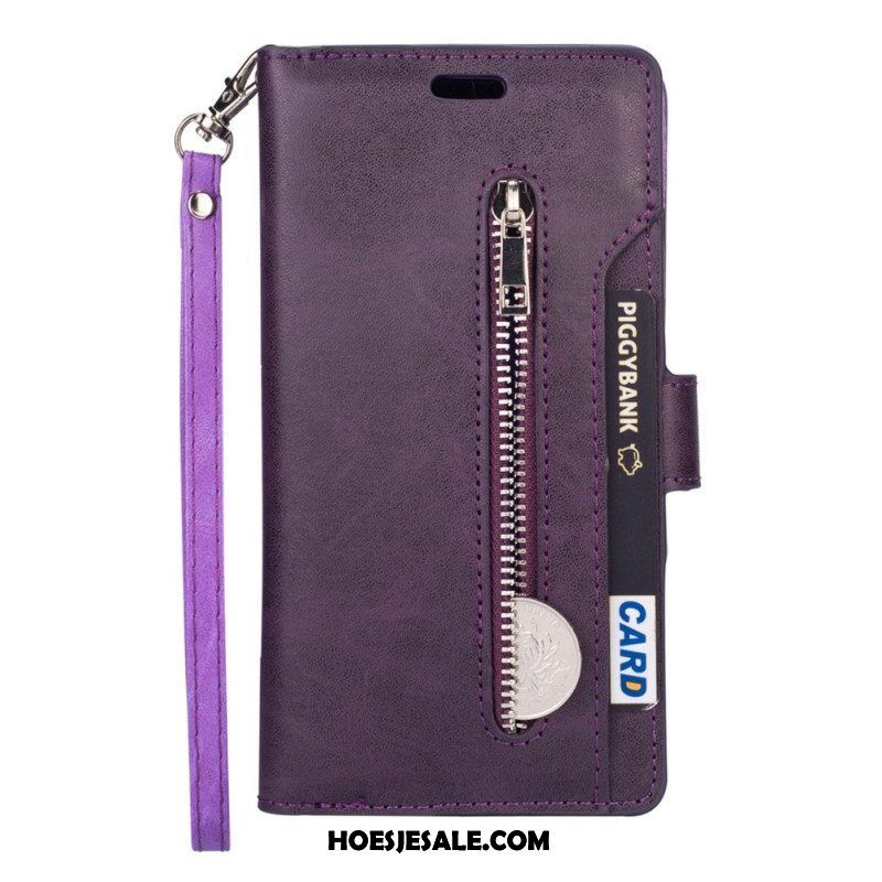 Folio-hoesje voor Samsung Galaxy S23 Plus 5G Met Ketting Lanyard Portemonnee