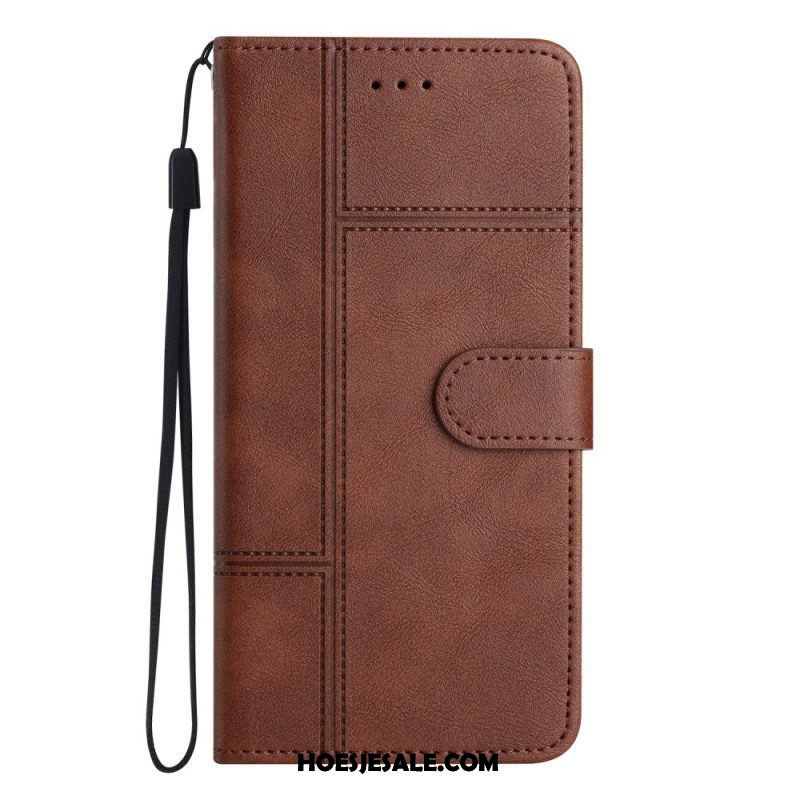 Folio-hoesje voor Samsung Galaxy S23 Plus 5G Met Ketting Zaken In Lanyard