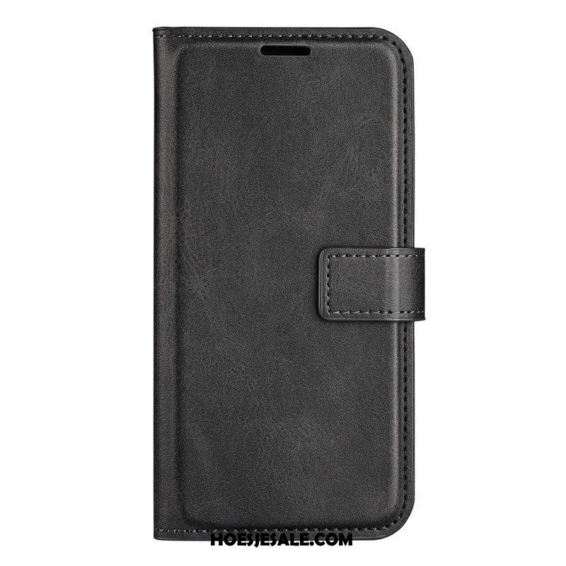 Folio-hoesje voor Samsung Galaxy S23 Plus 5G Stijl Leer Kleur