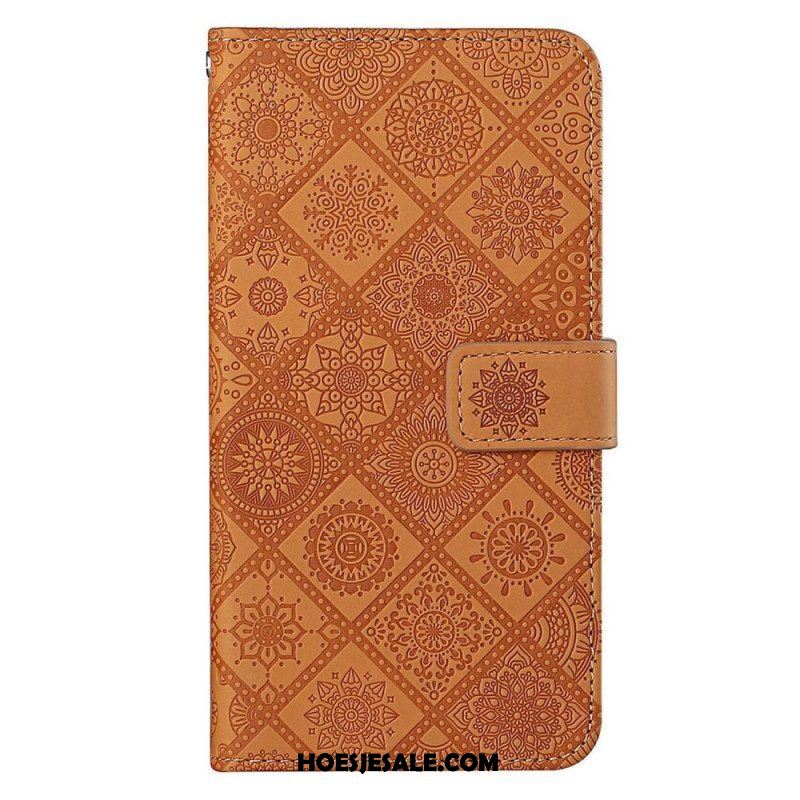 Folio-hoesje voor Samsung Galaxy S23 Plus 5G Tapijt Patroon