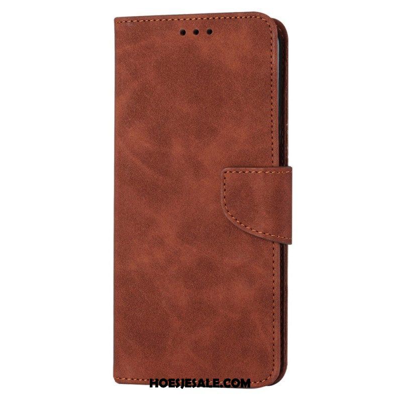 Folio-hoesje voor Samsung Galaxy S23 Plus 5G Vintage Lederen Stijl