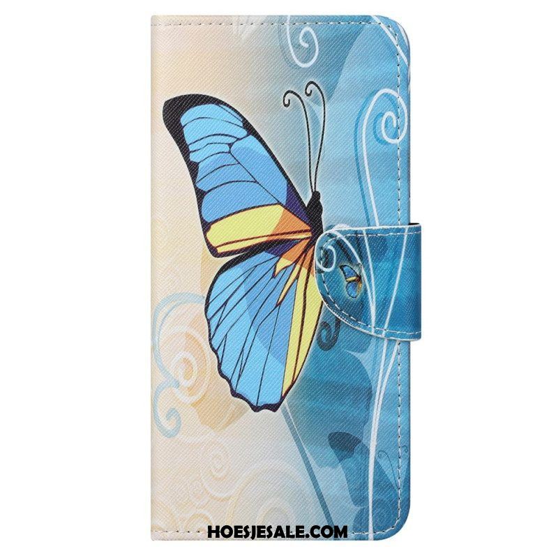 Folio-hoesje voor Samsung Galaxy S23 Ultra 5G Sublieme Vlinders