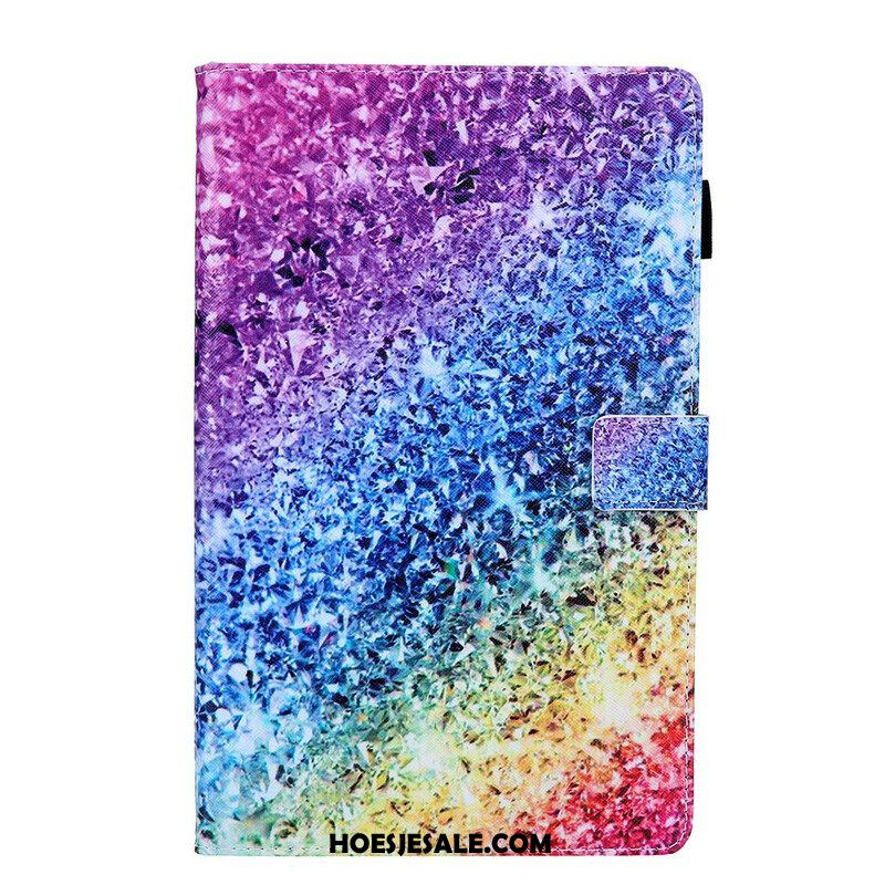 Folio-hoesje voor Samsung Galaxy Tab A7 Lite Pailletten Element