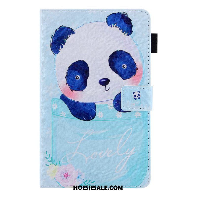 Folio-hoesje voor Samsung Galaxy Tab A8 (2021) Schattige Panda