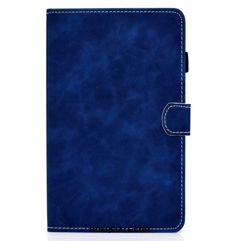 Folio-hoesje voor Samsung Galaxy Tab A8 (2021) Vintage Design Leereffect