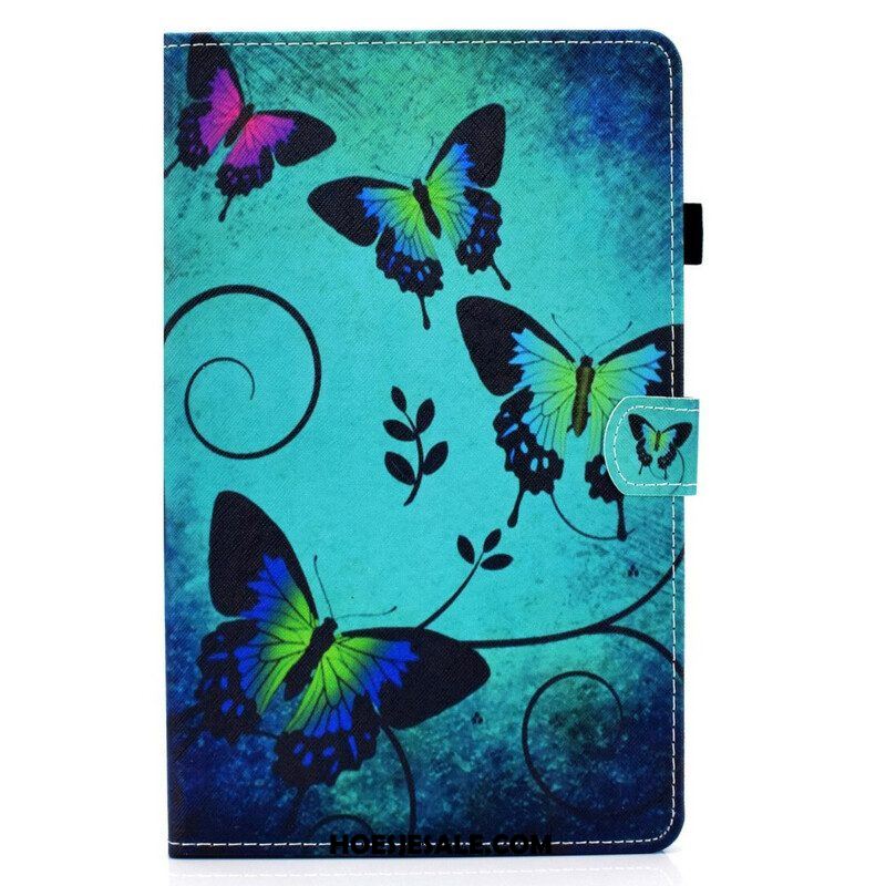 Folio-hoesje voor Samsung Galaxy Tab S8 / Tab S7 Unieke Vlinders