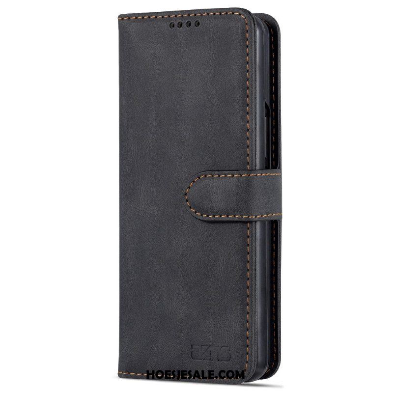 Folio-hoesje voor Samsung Galaxy Z Fold 3 5G Azns Leerstyling