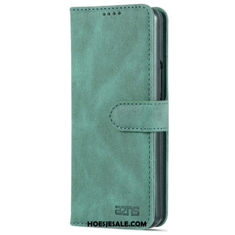 Folio-hoesje voor Samsung Galaxy Z Fold 3 5G Azns Leerstyling