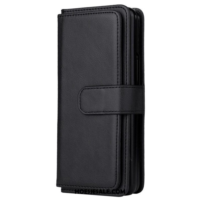 Folio-hoesje voor Samsung Galaxy Z Fold 3 5G Multifunctionele Zakelijke Portemonnee