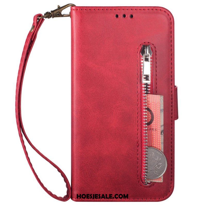 Folio-hoesje voor Samsung Galaxy Z Fold 3 5G Portemonnee Met Lanyard