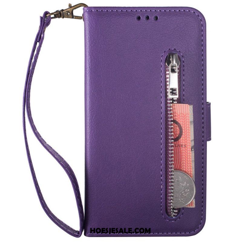 Folio-hoesje voor Samsung Galaxy Z Fold 3 5G Portemonnee Met Lanyard