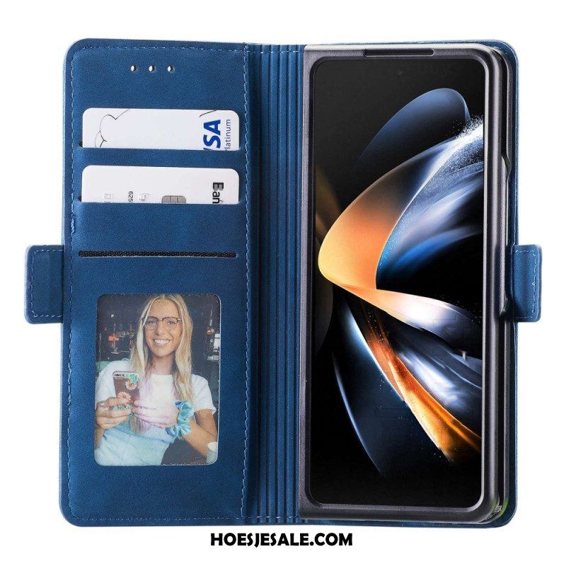 Folio-hoesje voor Samsung Galaxy Z Fold 4 Casedance Serie Waltz 001