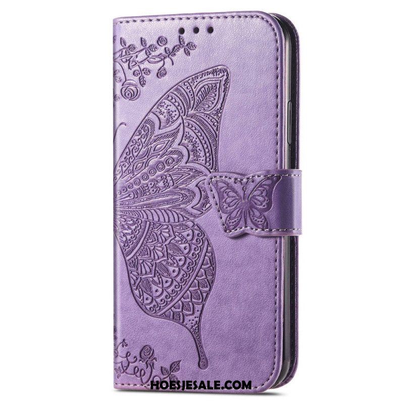 Folio-hoesje voor Sony Xperia 1 IV Barokke Vlinder