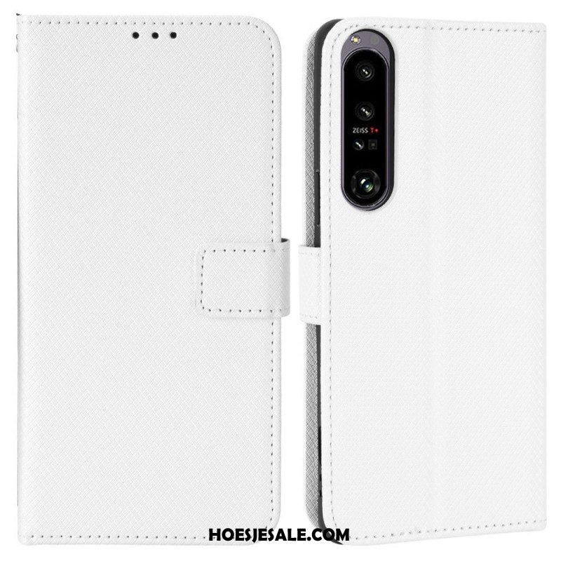 Folio-hoesje voor Sony Xperia 1 IV Gestyled Met Riem