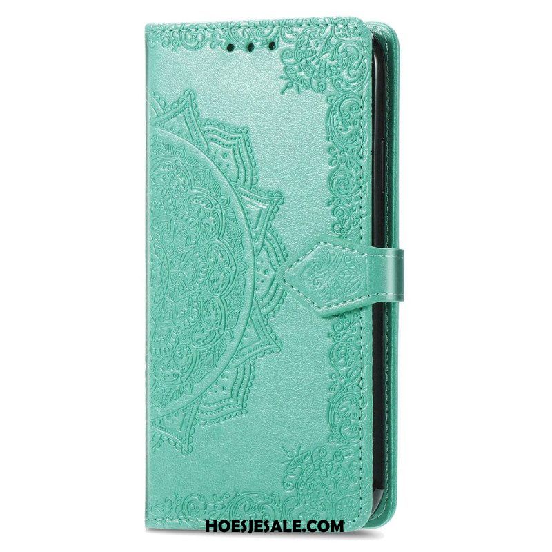 Folio-hoesje voor Sony Xperia 1 IV Mandala Zon Met Lanyard