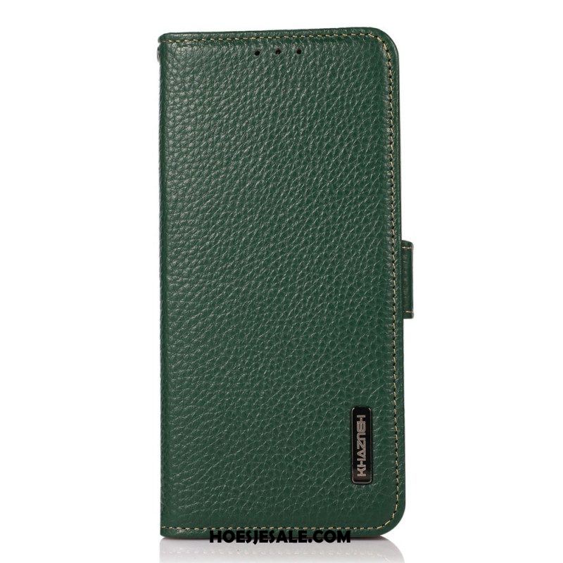 Folio-hoesje voor Sony Xperia 10 IV Lychee Leer Khazneh Rfid