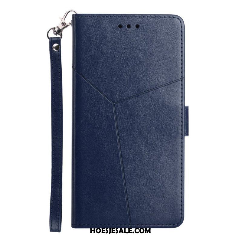 Folio-hoesje voor Sony Xperia 10 IV Met Ketting Y-patroon Met Bandjes