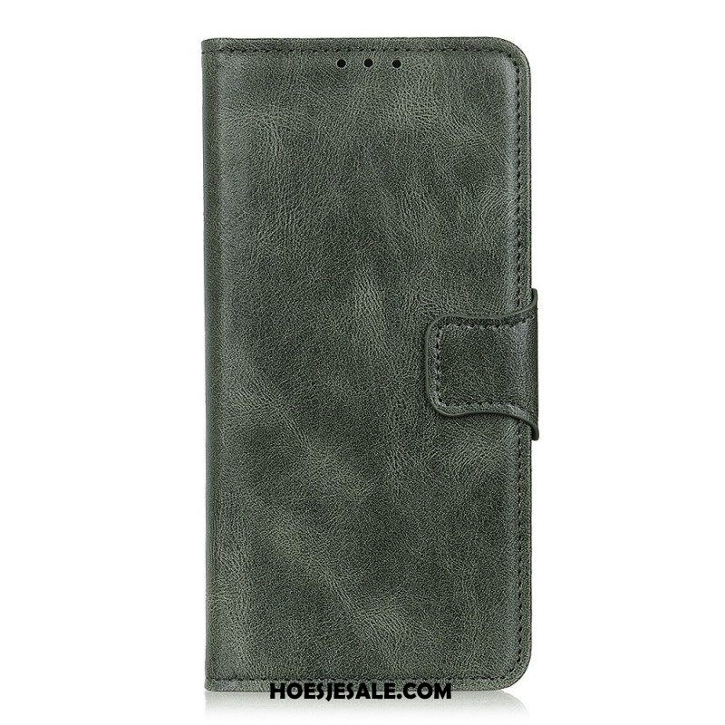 Folio-hoesje voor Sony Xperia 10 IV Stijl Lederen Gesp Omkeerbaar
