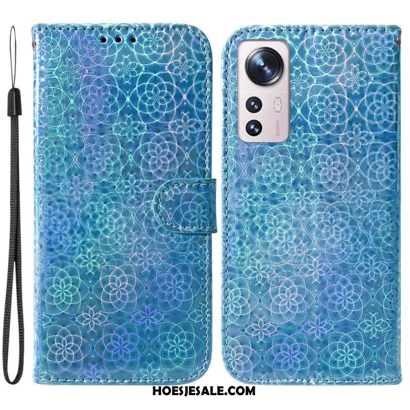 Folio-hoesje voor Xiaomi 12 / 12X Disco-stijl