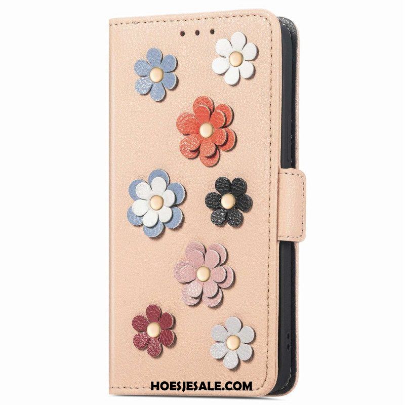 Folio-hoesje voor Xiaomi 12 Lite 3d Bloemen