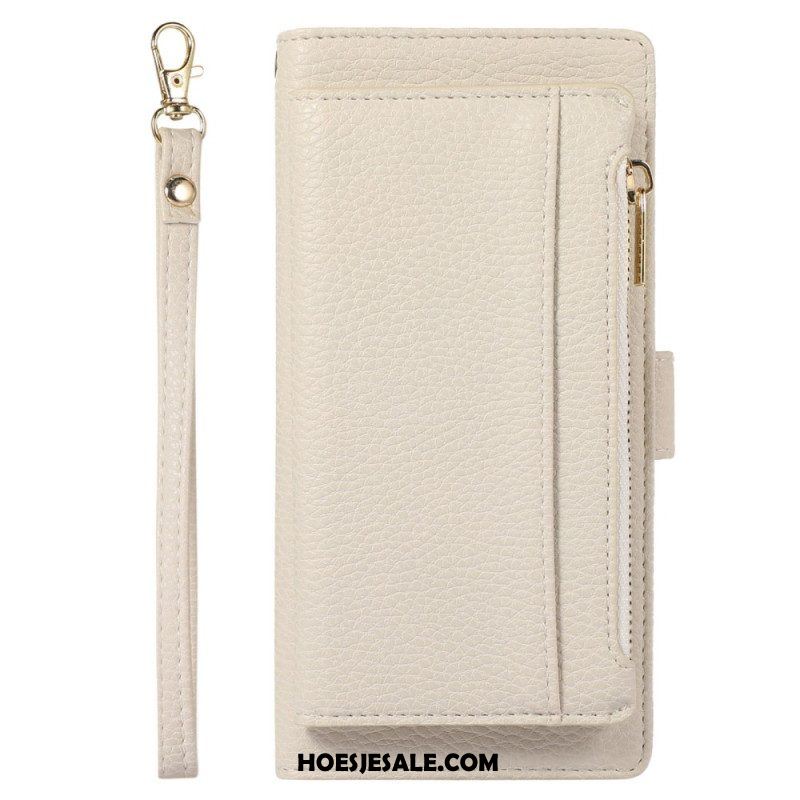 Folio-hoesje voor Xiaomi 12 Lite Portemonnee Leren Afneembare Portemonnee En Lanyard