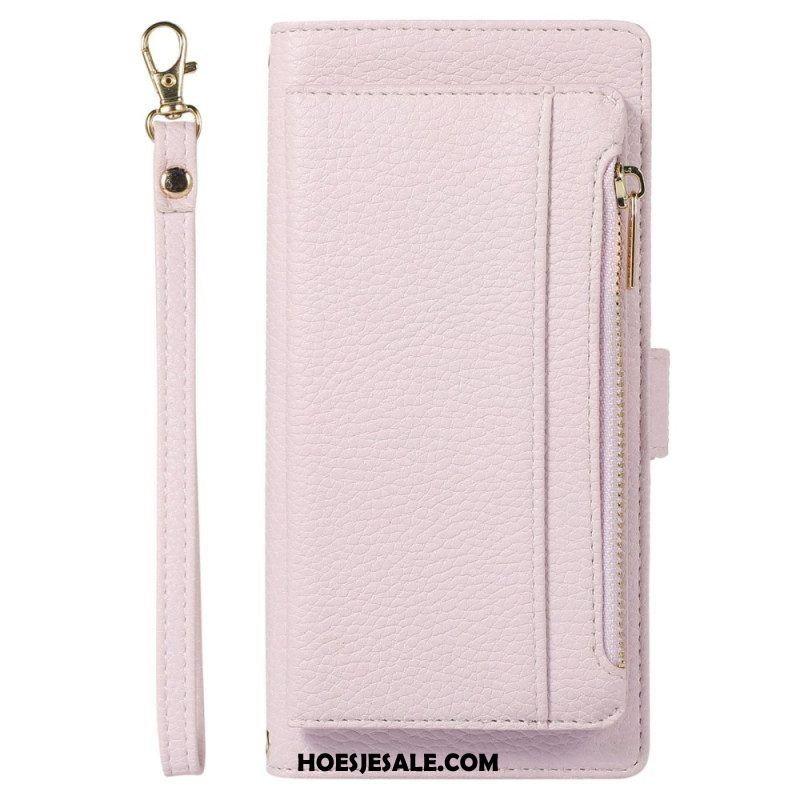 Folio-hoesje voor Xiaomi 12 Lite Portemonnee Leren Afneembare Portemonnee En Lanyard