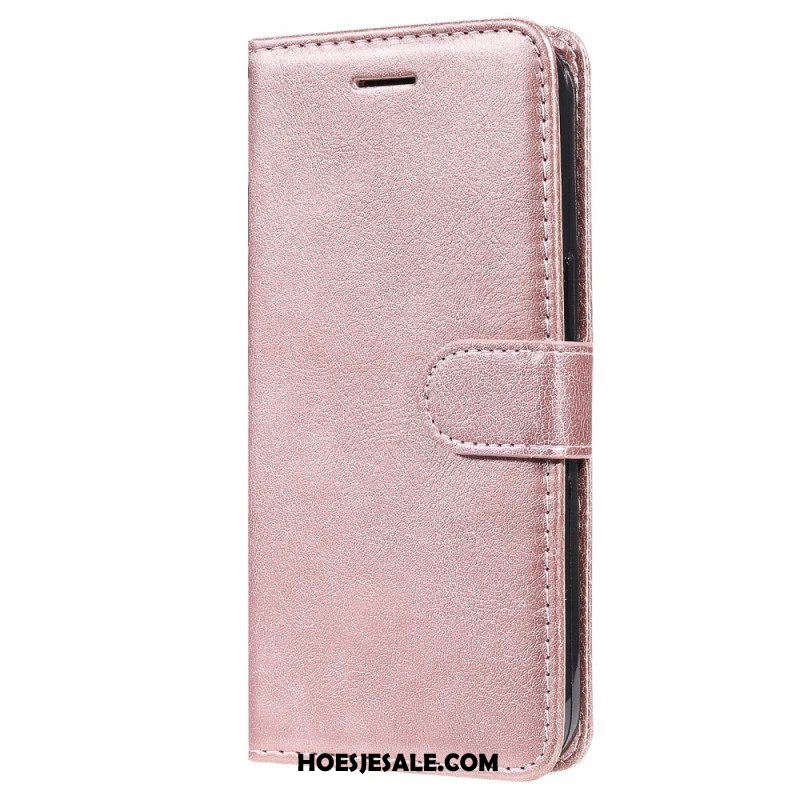 Folio-hoesje voor Xiaomi 12T / 12T Pro Lanyard In Effen Kleur