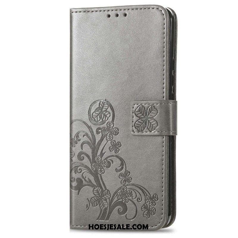 Folio-hoesje voor Xiaomi 12T / 12T Pro Met Ketting Bloemen Met Kleine Bandjes